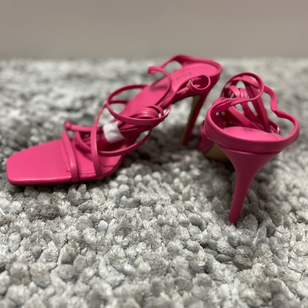 Guess pink high heels